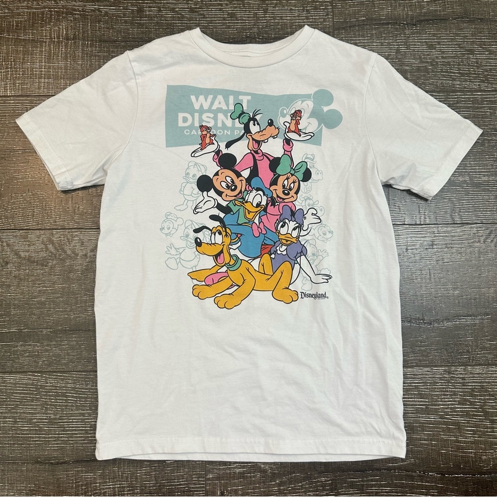 Disney White T-Shirt with Cartoon Design